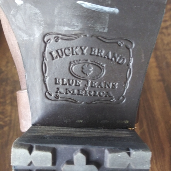 Lucky Brand womens tall brown faux fur boots 8.5 - Picture 7 of 9